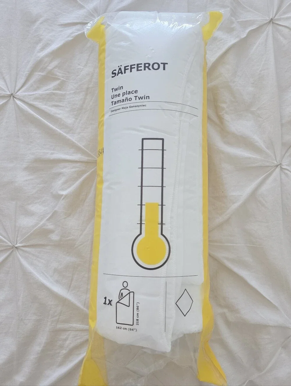 NEW IKEA SÄFFEROT twin-size duvet insert, blanket
